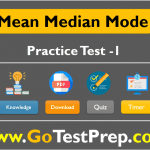 Mean Median Mode Practice Test 2020