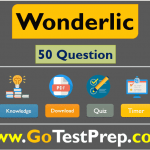 Wonderlic Test: 50 Sample Question Answers
