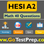 HESI A2 Math Practice Questions Answers