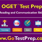 OGET Reading and Communication Skills Practice Test Question Answers