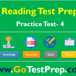 Reading Practice Test – 4 : Question Answers (PDF)