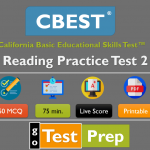 CBEST Reading Practice Test 2022 California Basic Educational Skills Test