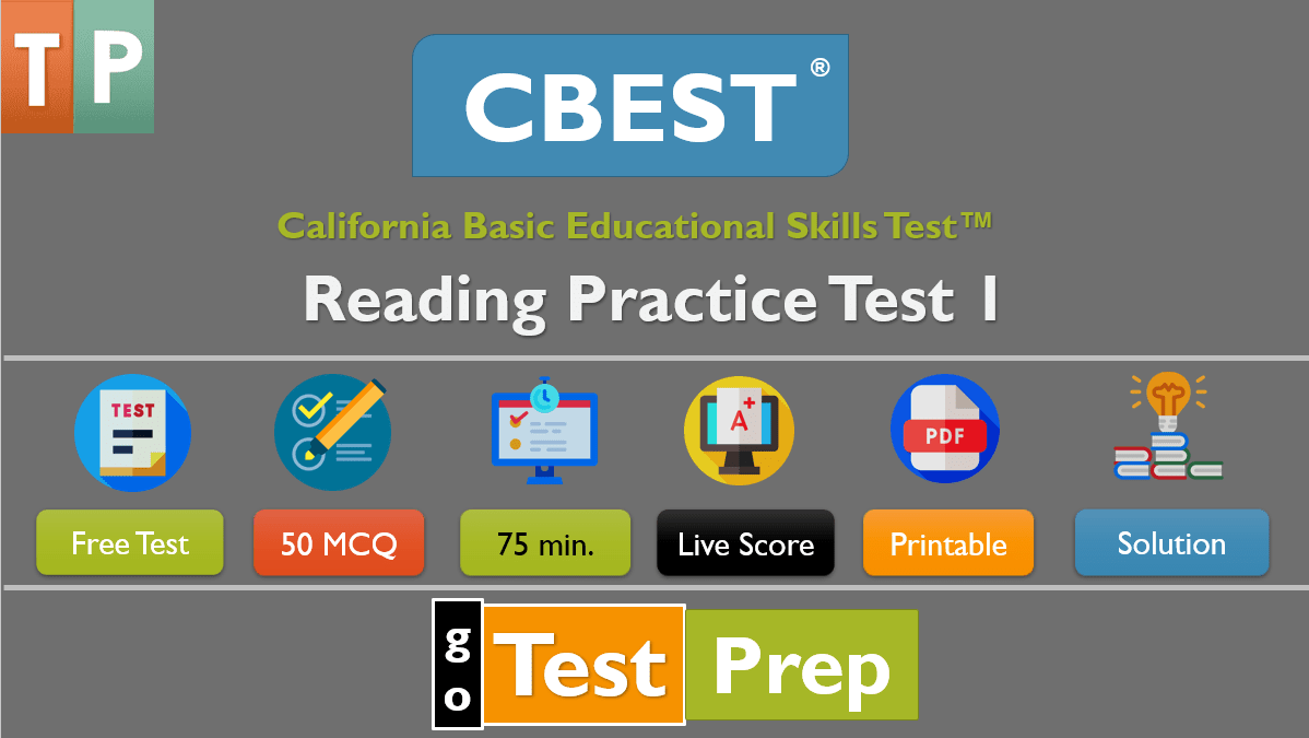 CBEST Reading Practice Test 2023 Free Full Length Online Test