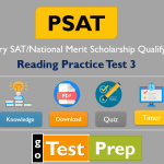 PSAT Reading Practice Test 3: New PSAT/NMSQT and PSAT 10