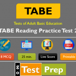 TABE Reading Practice Test 2 (Level A Question Answers PDF)