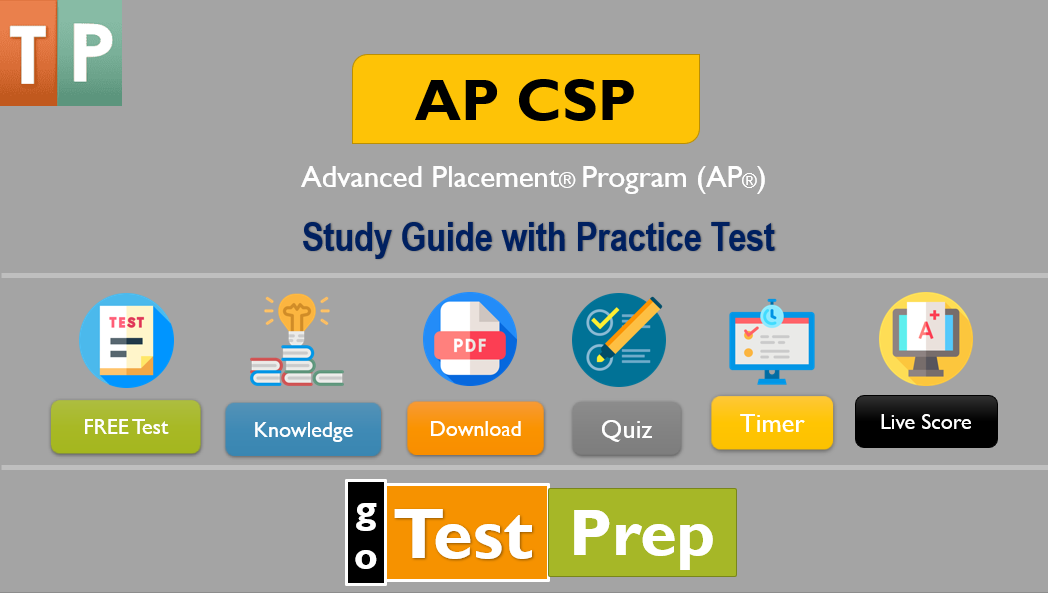AP CSP Practice Test 2023 Study Guide UPDATED 