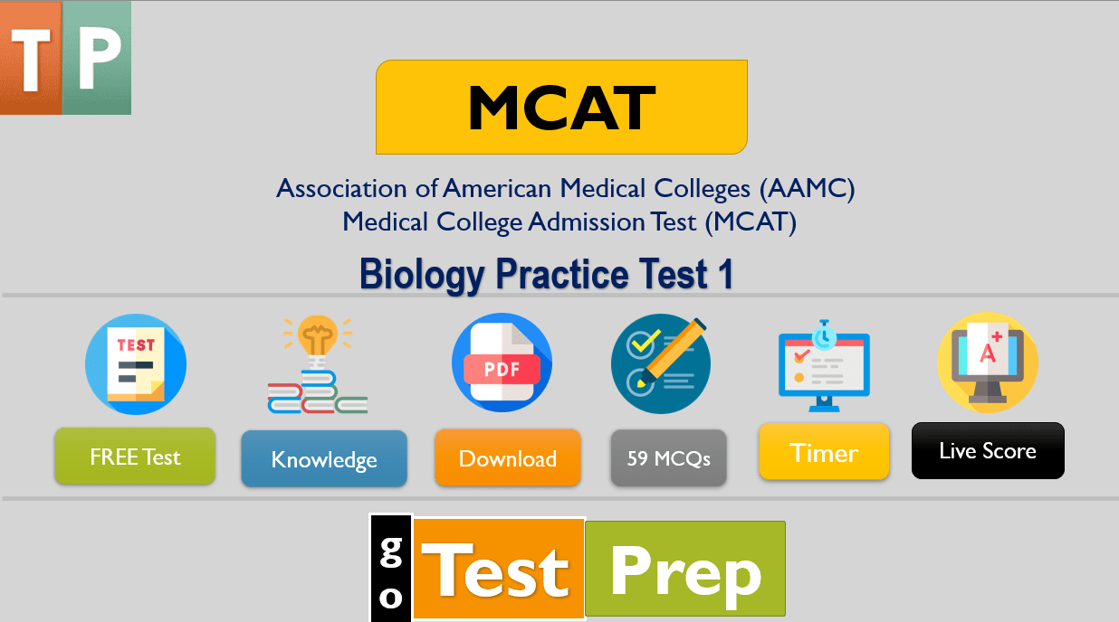 MCAT Biology Practice Test 2023: (59 Questions Answers)