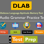 DLAB Audio Grammar Practice Test 2023 (30 Question Answer)