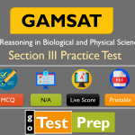 GAMSAT Reasoning in Biological and Physical Sciences Practice Test 2022 Sample Questions