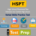 HSPT Verbal Skills Practice Test 2022: 60 Questions Answers
