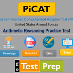 PiCAT Arithmetic Reasoning Practice Test 2023 [PDF]