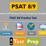 PSAT 8/9 Practice Test 2023 (UPDATED) for grade 8 and grade 9.