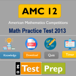 AMC 12 Math Test 2013 with Time Limit 25 Questions
