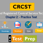 IAHCSMM CRCST Practice Test - Chapter 1 [UPDATED 2023]