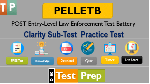 PELLETB Clarity Sub-Test Practice Test 2023